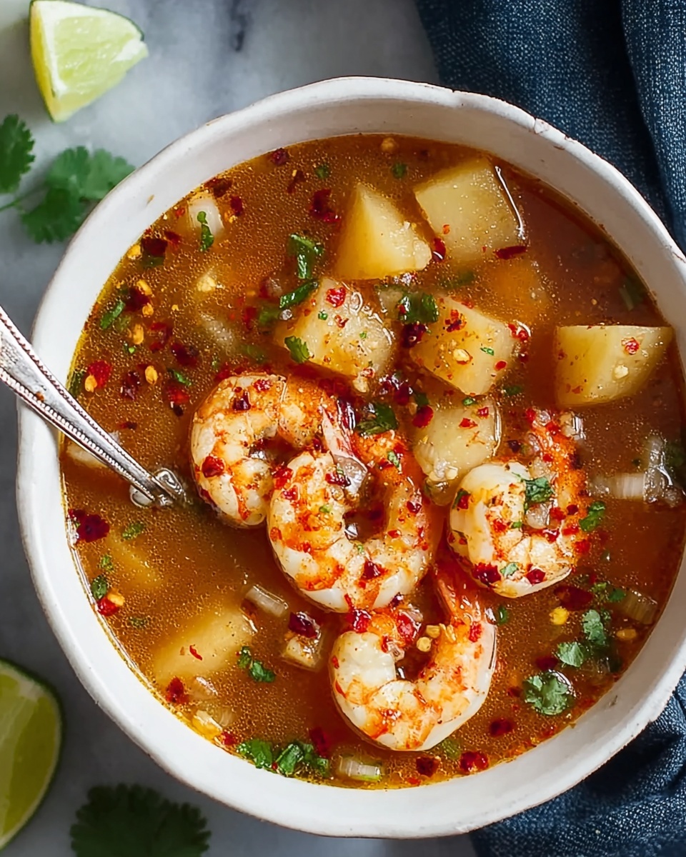 Spicy Shrimp Soup Recipe - Recipe Image