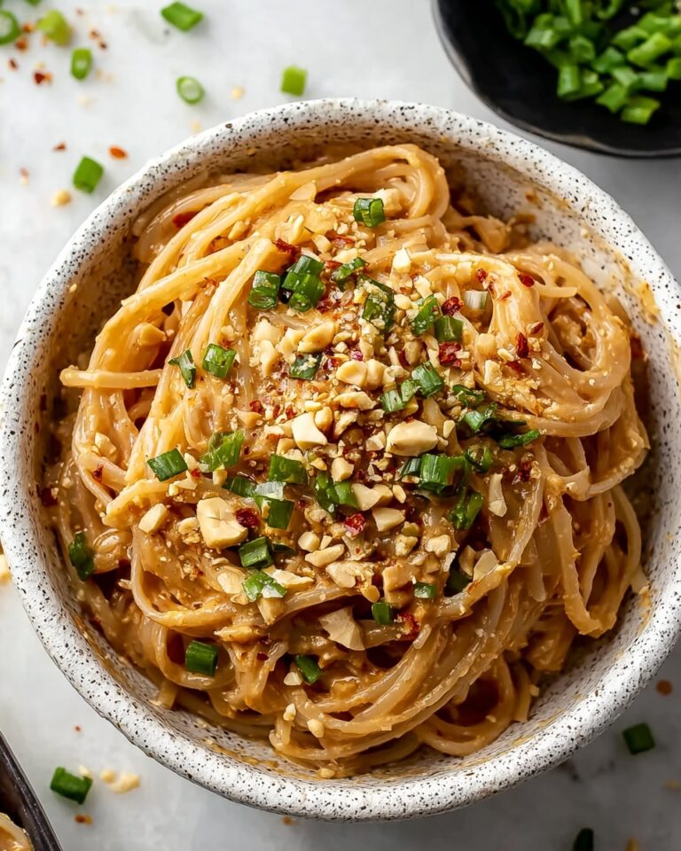 Spicy Peanut Butter Noodles Recipe