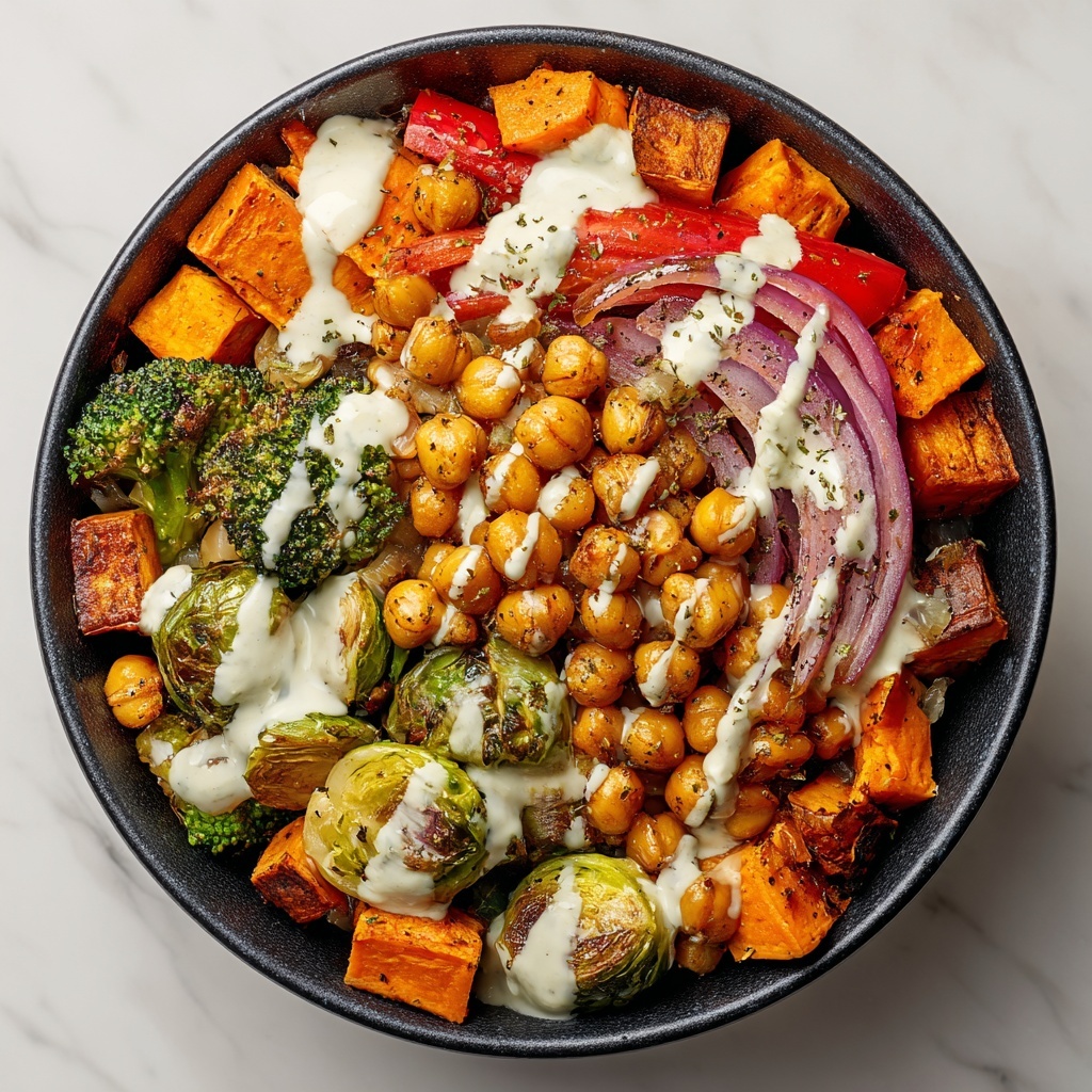 Roasted Chickpea & Veggie Bowl Recipe - Recipe Image