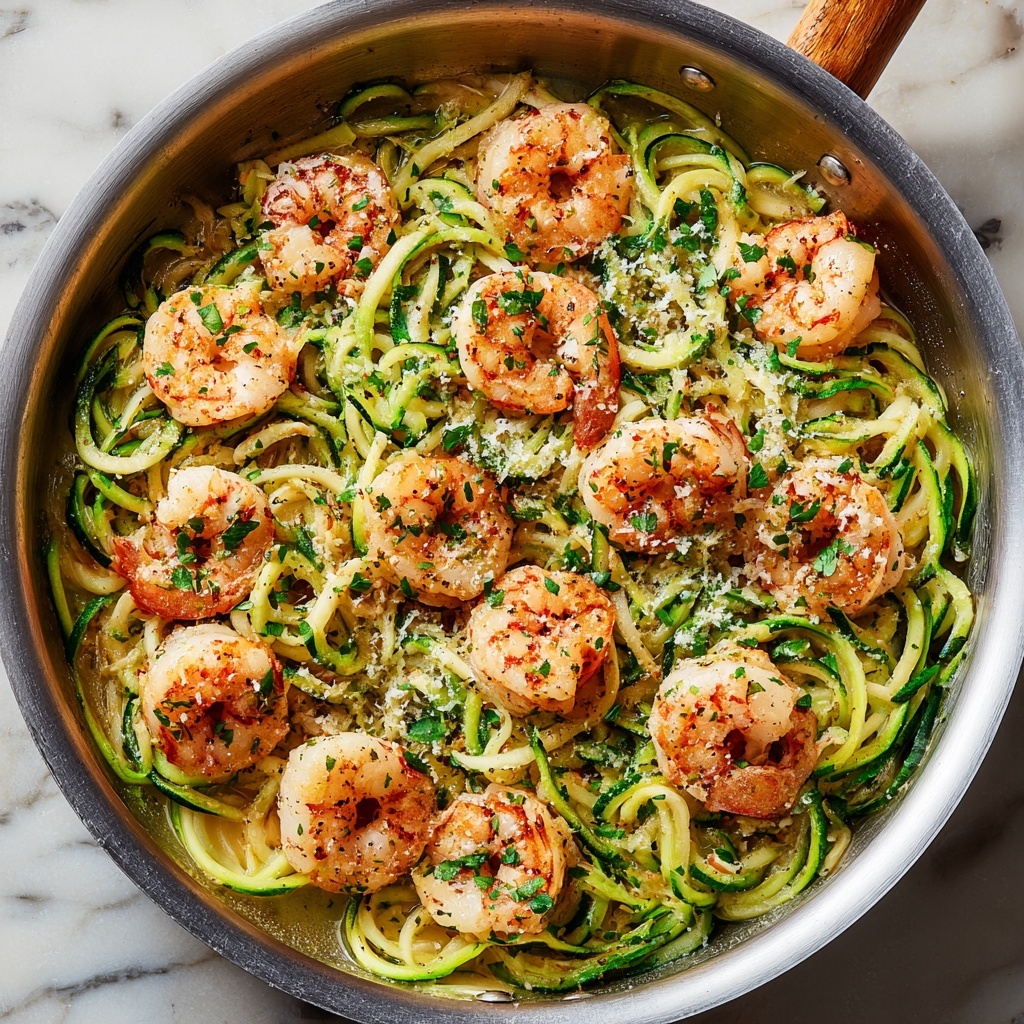 Zucchini Noodle Shrimp Scampi Recipe - Recipe Image