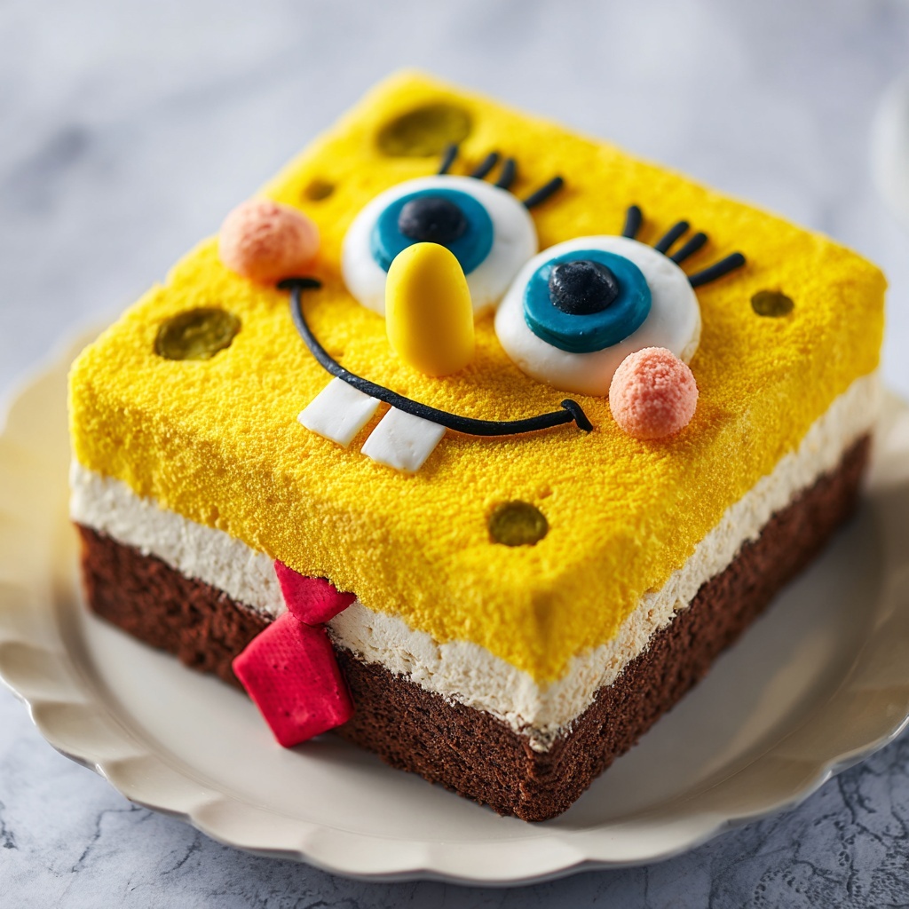 SpongeBob Cake Recipe - Recipe Image