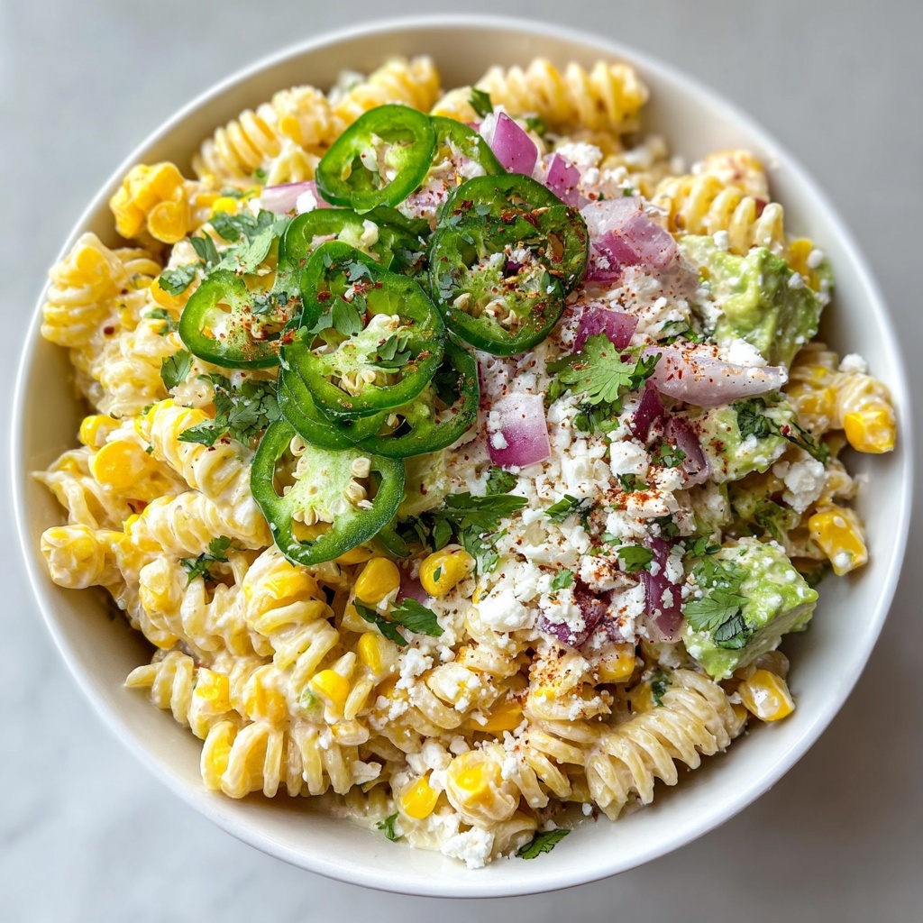 Street Corn Pasta Salad Recipe - Recipe Image