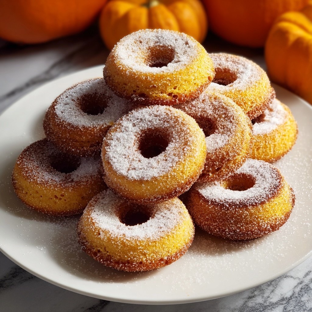 Spiced Baked Pumpkin Donuts Recipe - Recipe Image