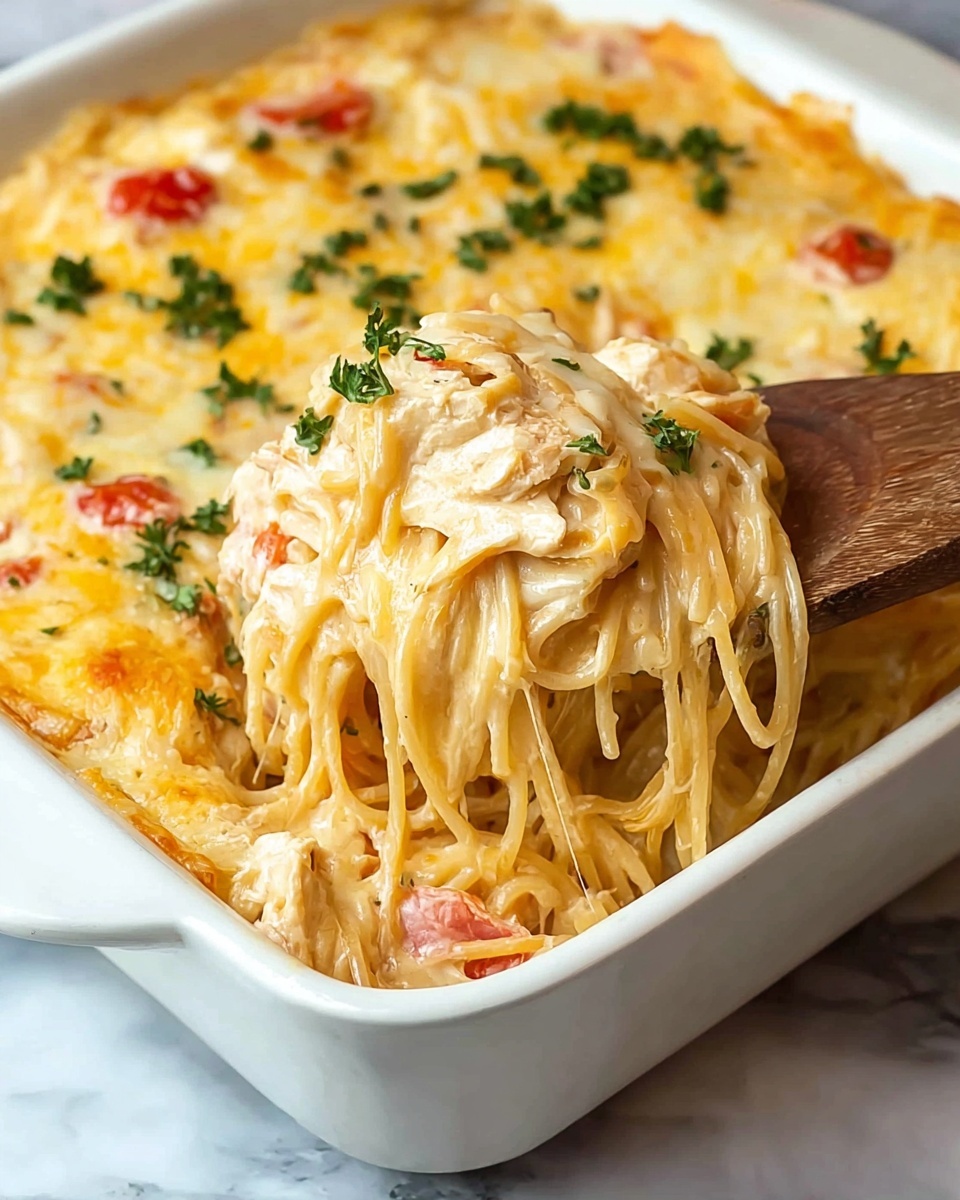 The Best Chicken Spaghetti Recipe - Recipe Image