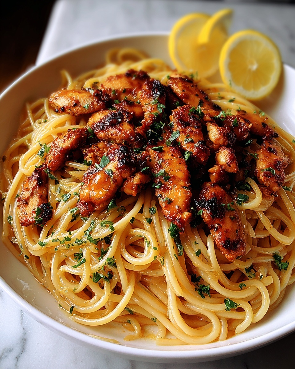 Cowboy Butter Chicken Linguine Recipe - Recipe Image