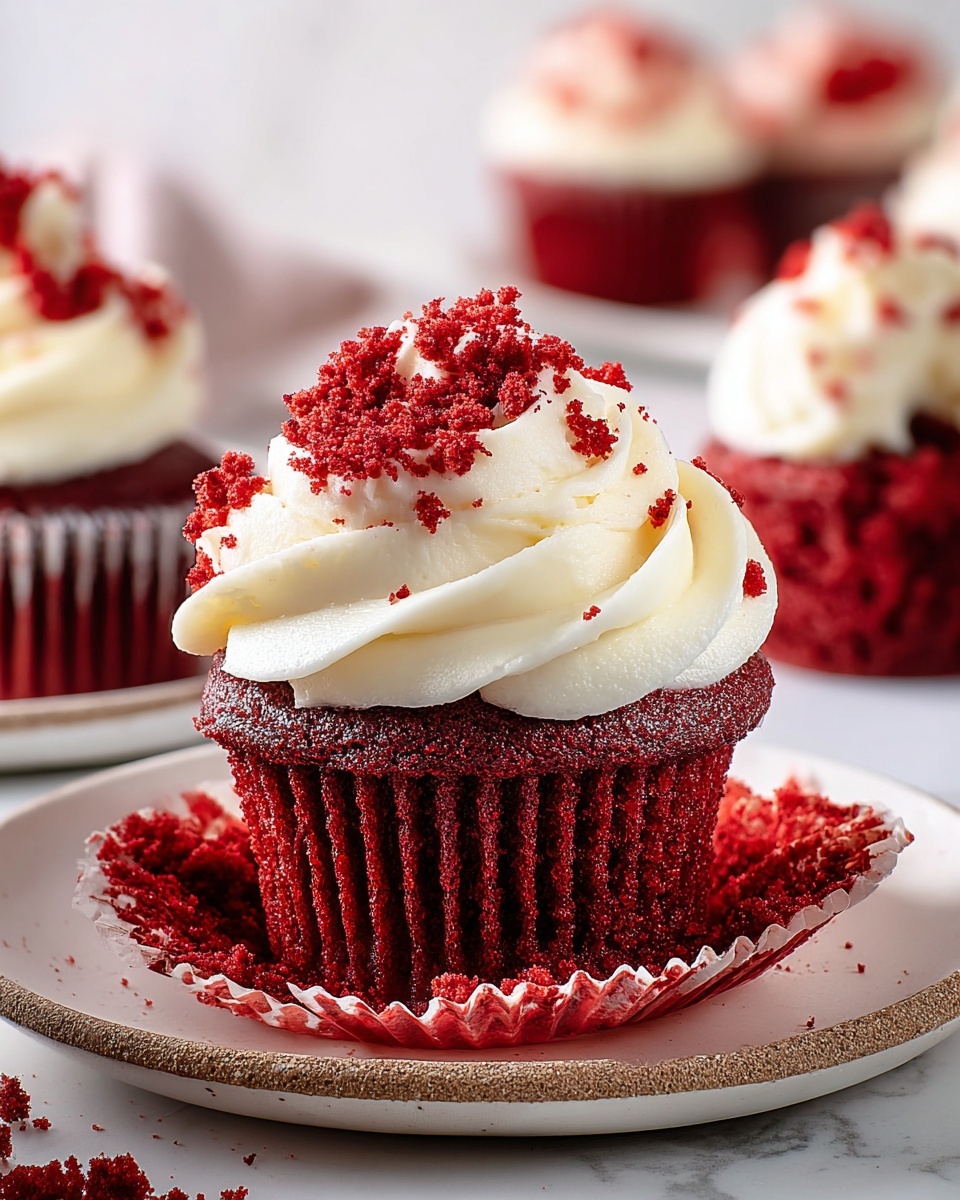 Red Velvet Cupcakes Recipe - Recipe Image