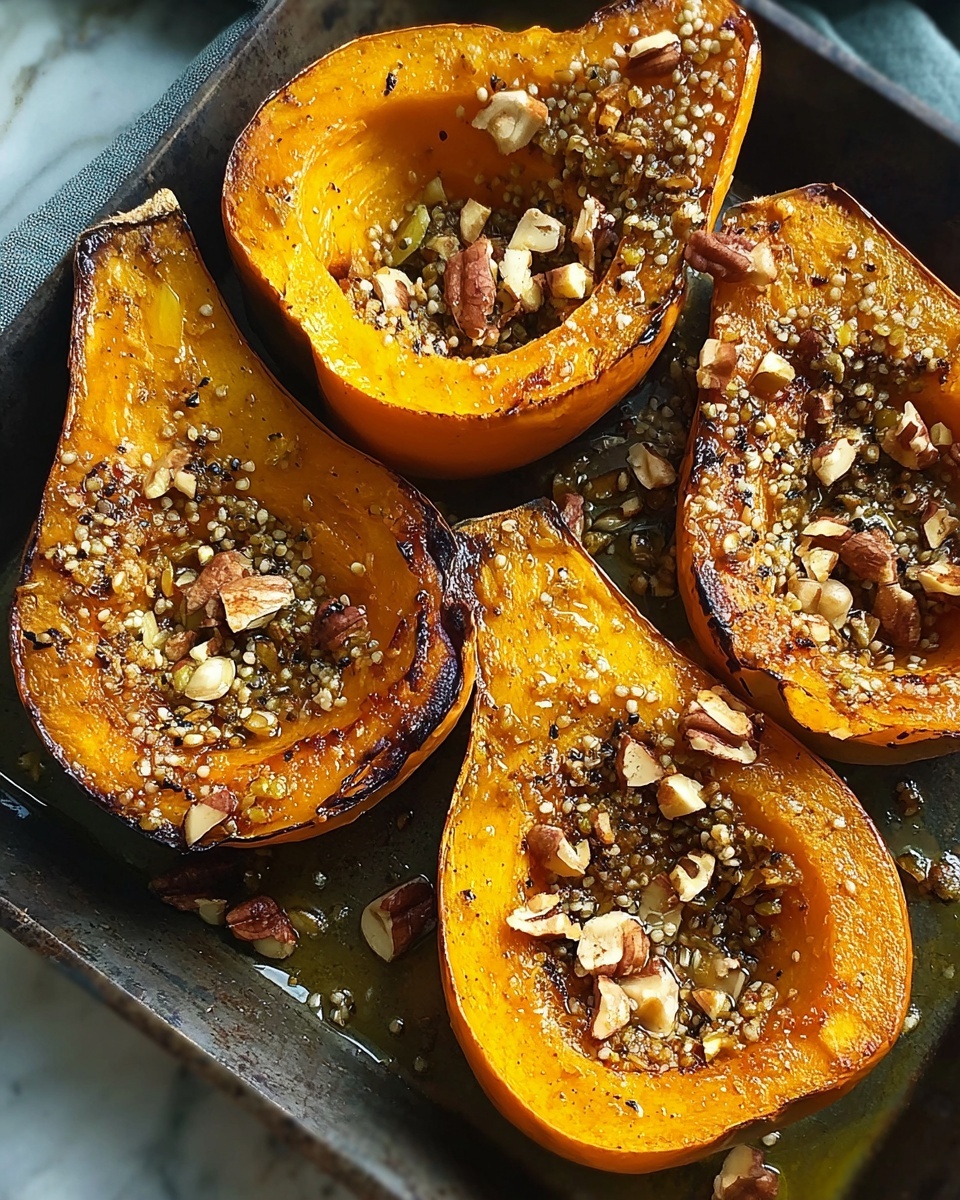 Spicy Caramelized Squash with Lemon and Hazelnuts Recipe - Recipe Image
