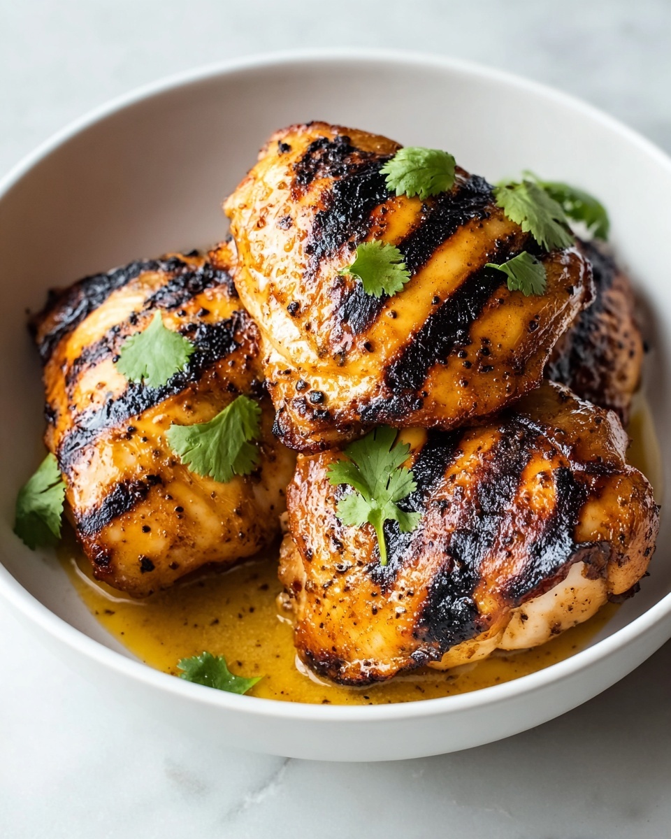 Simple Juicy Grilled Chicken Thighs Recipe - Recipe Image