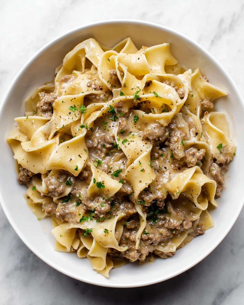 Easy Beef and Noodles Recipe - Recipe Image