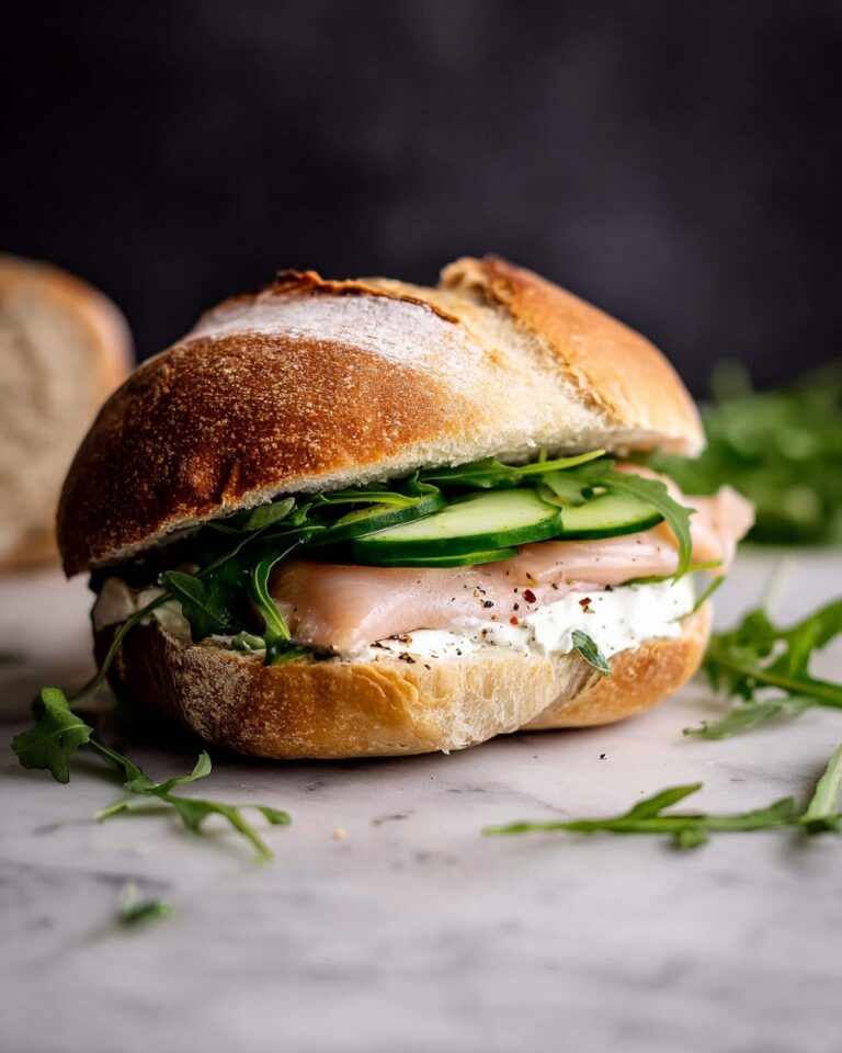 Easy Baked Salmon Sandwich with Zesty Lemon Mayo and Arugula Recipe