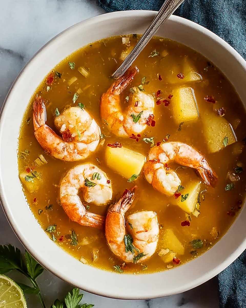 Spicy Shrimp Soup Recipe - Recipe Image