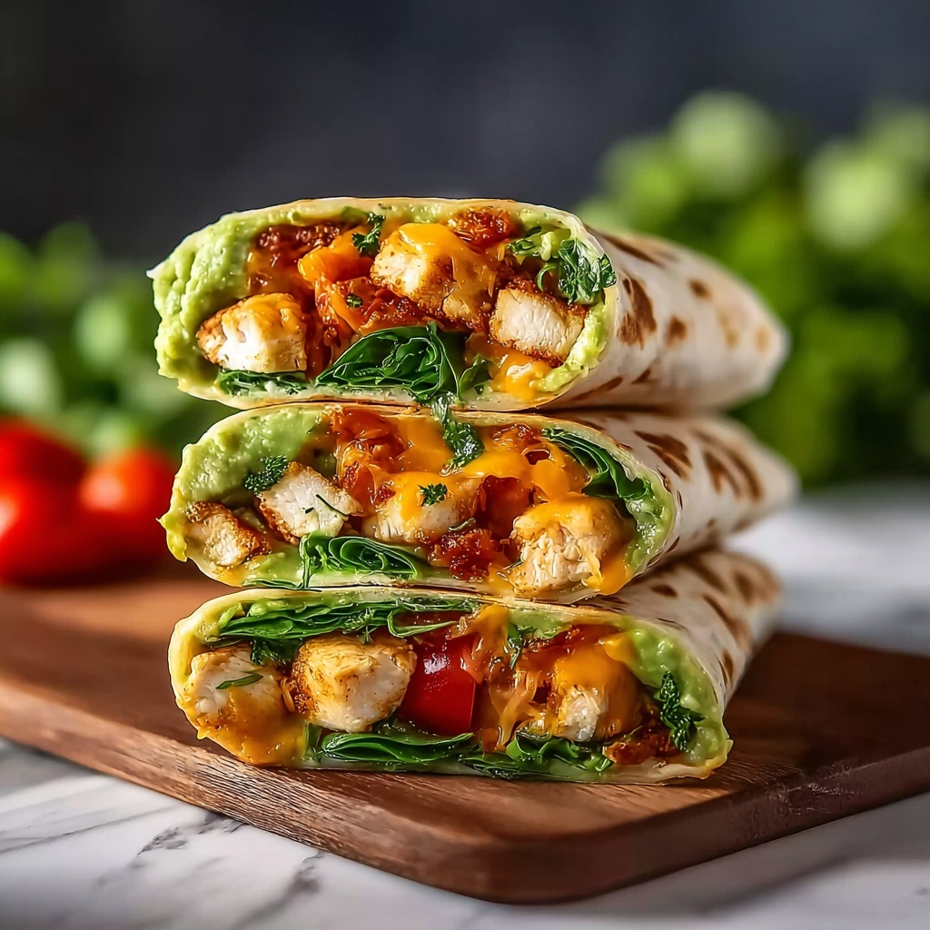 Chicken Avocado Wrap Recipe - Recipe Image