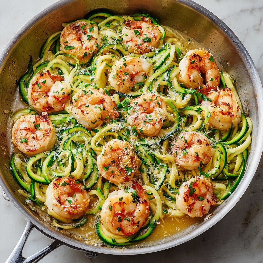 Zucchini Noodle Shrimp Scampi Recipe - Recipe Image