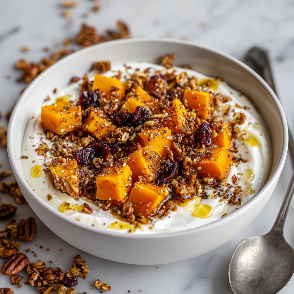 Maple Roasted Butternut Squash Yogurt Bowl Recipe - Recipe Image
