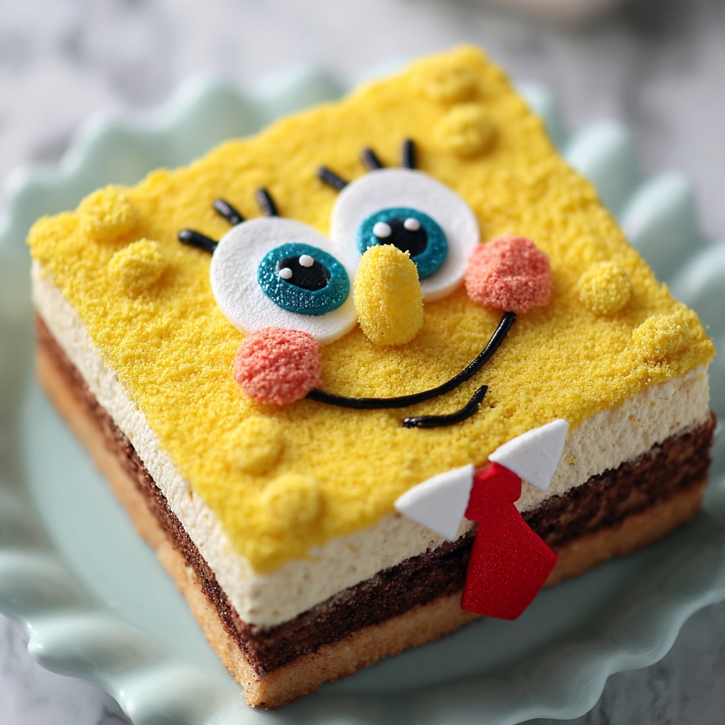 SpongeBob Cake Recipe - Recipe Image