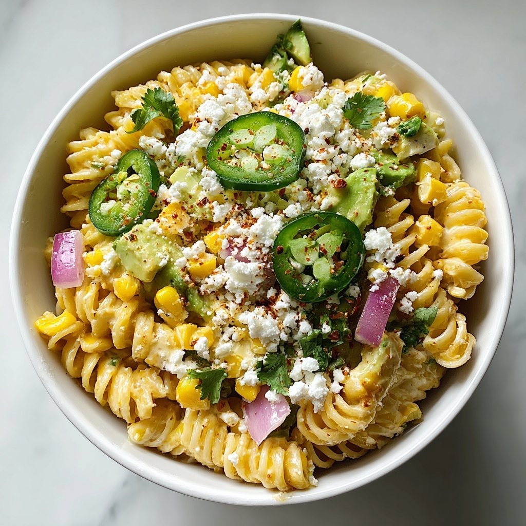 Street Corn Pasta Salad Recipe - Recipe Image