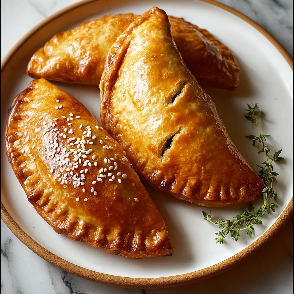 Warm Spiced Baked Pumpkin Pasties Recipe - Recipe Image