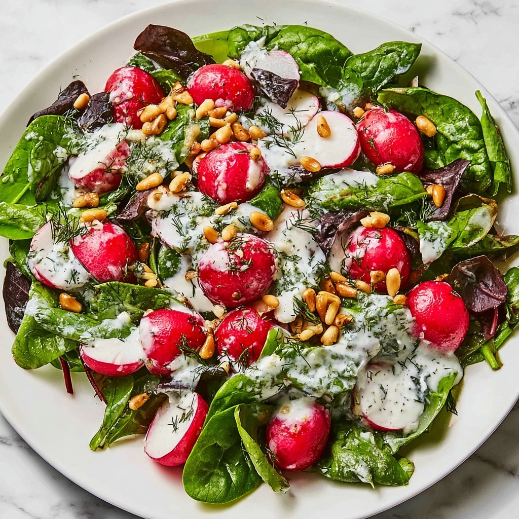 Roasted Radish Salad with Mint Yogurt Dressing Recipe - Recipe Image