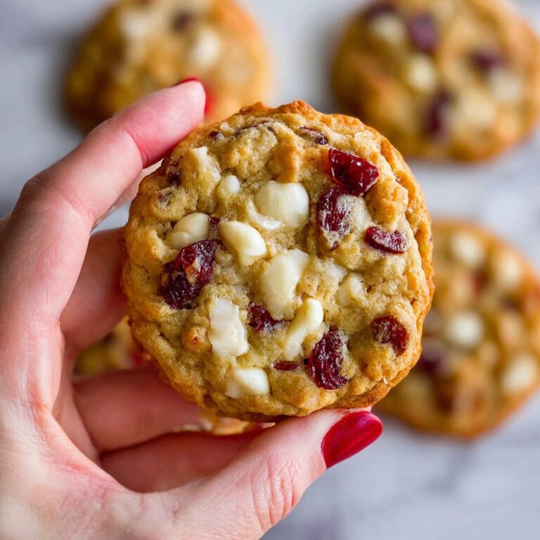 White Chocolate Cranberry Cookies Recipe