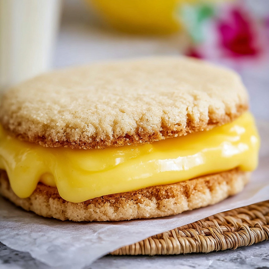 Lemon Curd Sugar Cookie Sandwiches Recipe - Recipe Image
