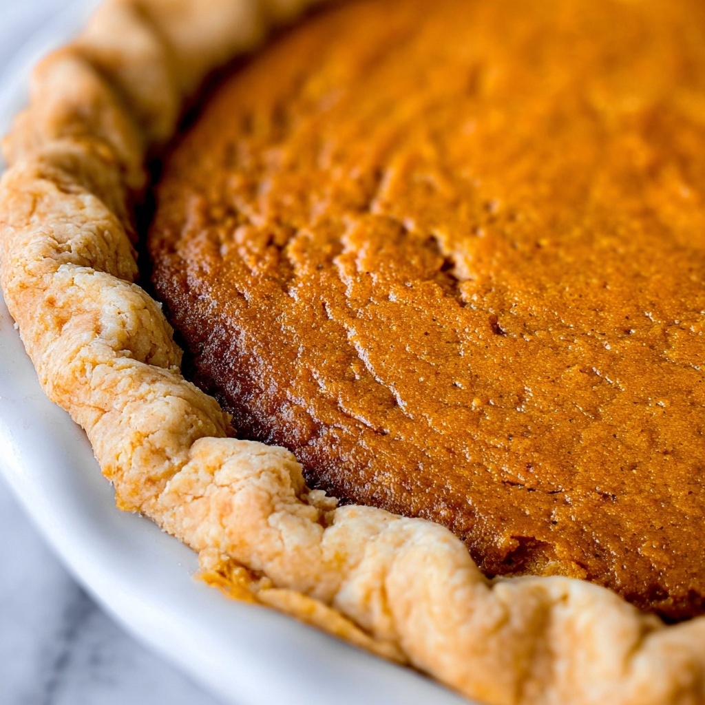 Sweet Potato Pie with Salted Caramel Whipped Cream and Praline Topping Recipe - Recipe Image