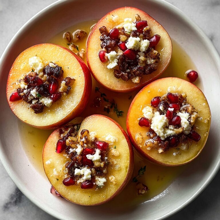 Baked Apples with Feta, Honey, and Cranberries Recipe