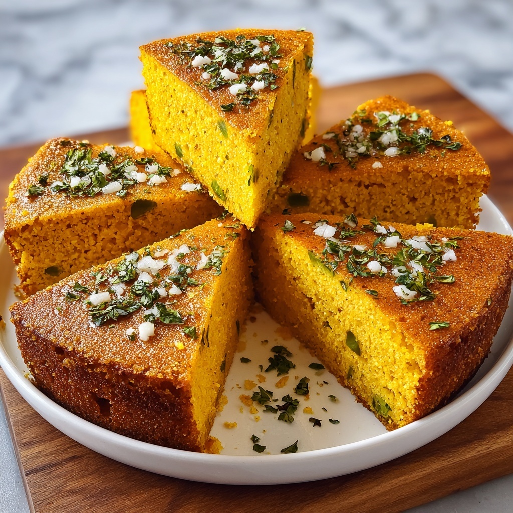 Savory Baked Pumpkin Cornbread Recipe - Recipe Image