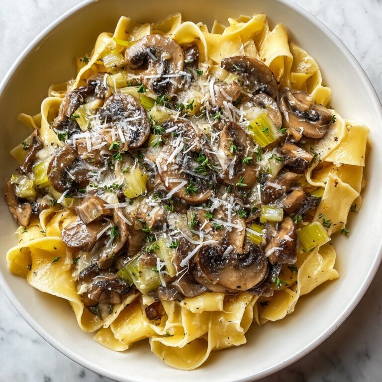 Caramelized Leek and Mushroom Gruyère Pasta Recipe