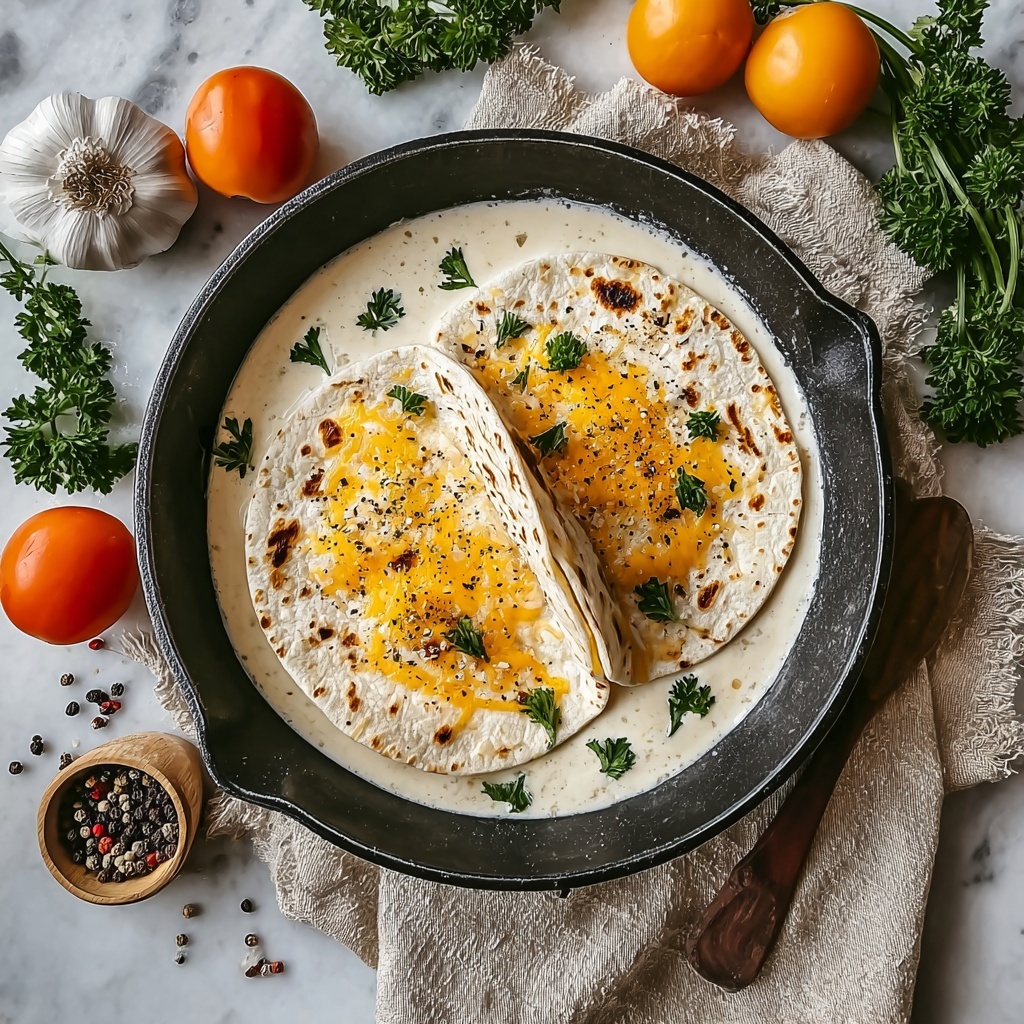 Cheesy Garlic Chicken Wraps Recipe - Recipe Image