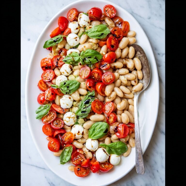 White Bean Caprese Salad Recipe