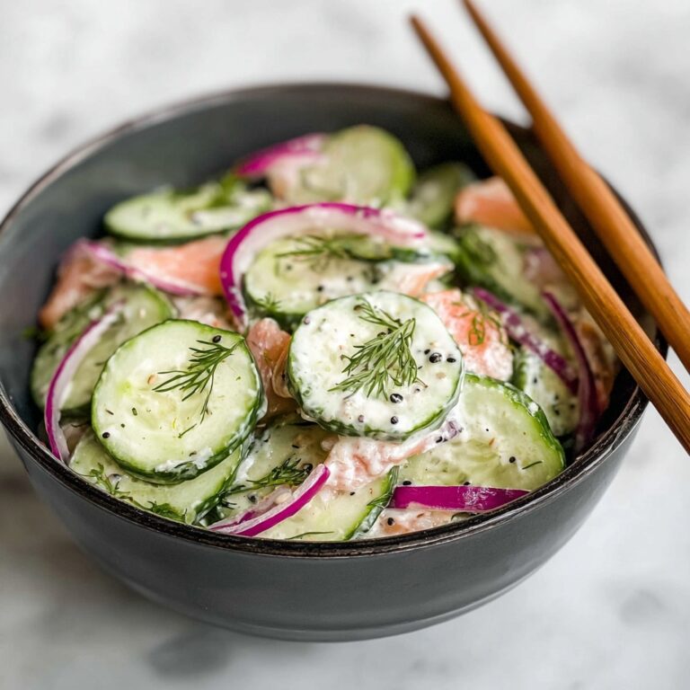 Salmon Everything Bagel Cucumbers Recipe