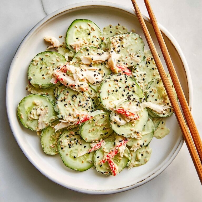 California Roll Cucumber Salad Recipe