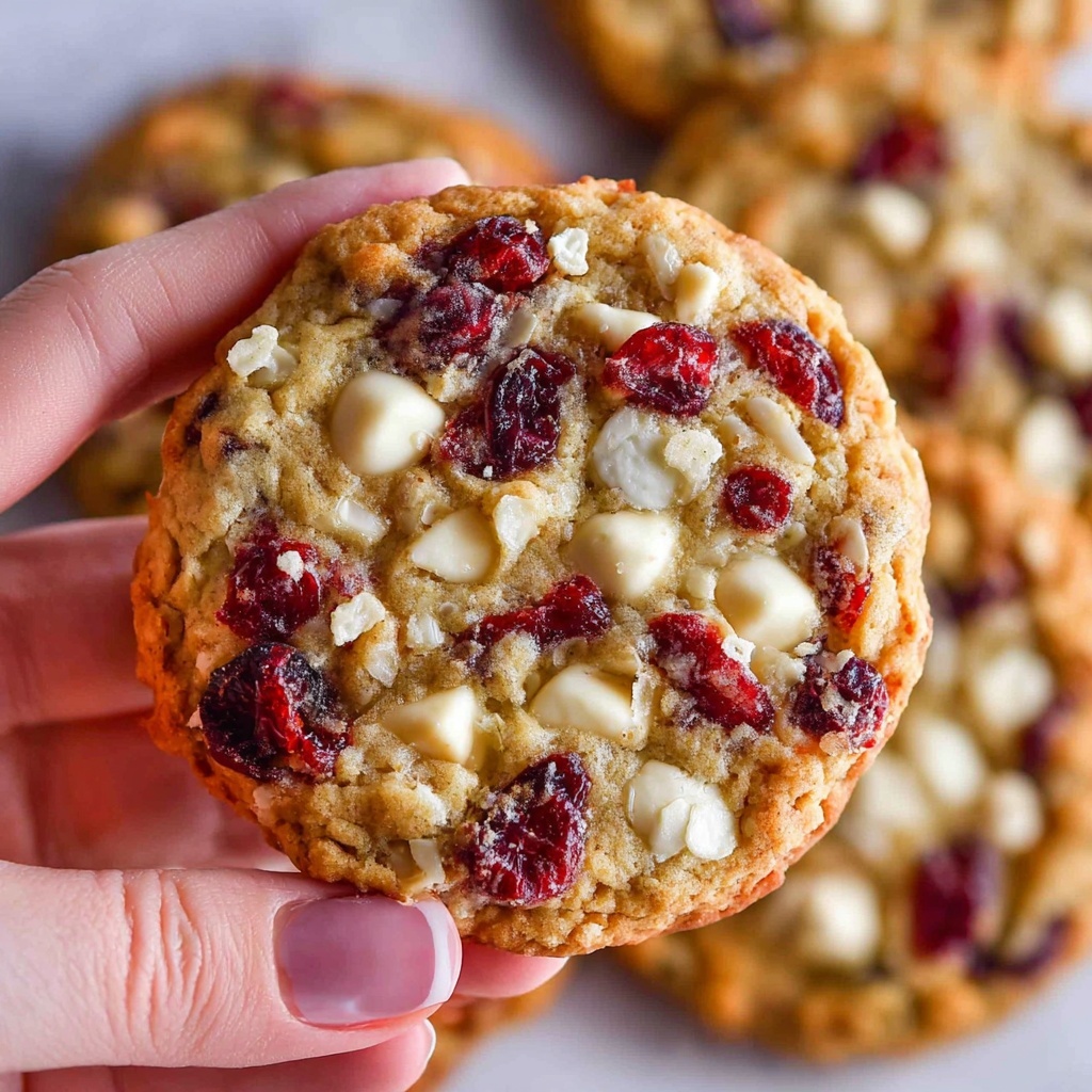 White Chocolate Cranberry Cookies Recipe - Recipe Image