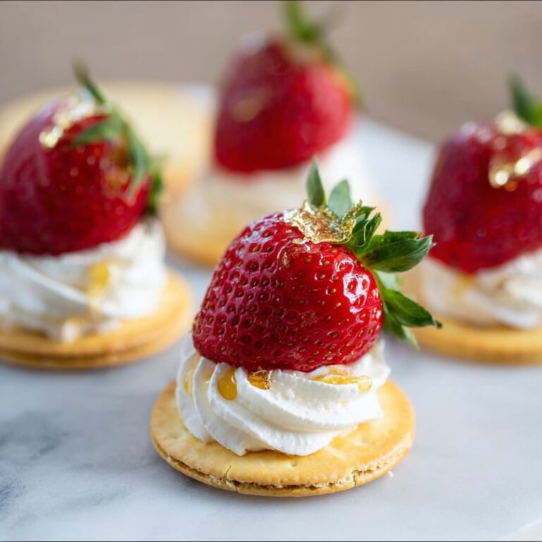 Easy Strawberries and Cream Appetizer Recipe