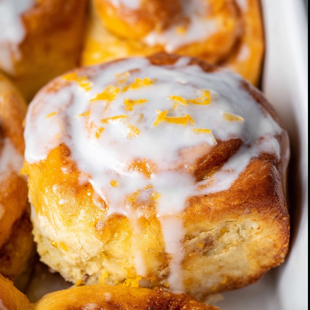 Meyer Lemon Sweet Rolls Recipe - Recipe Image