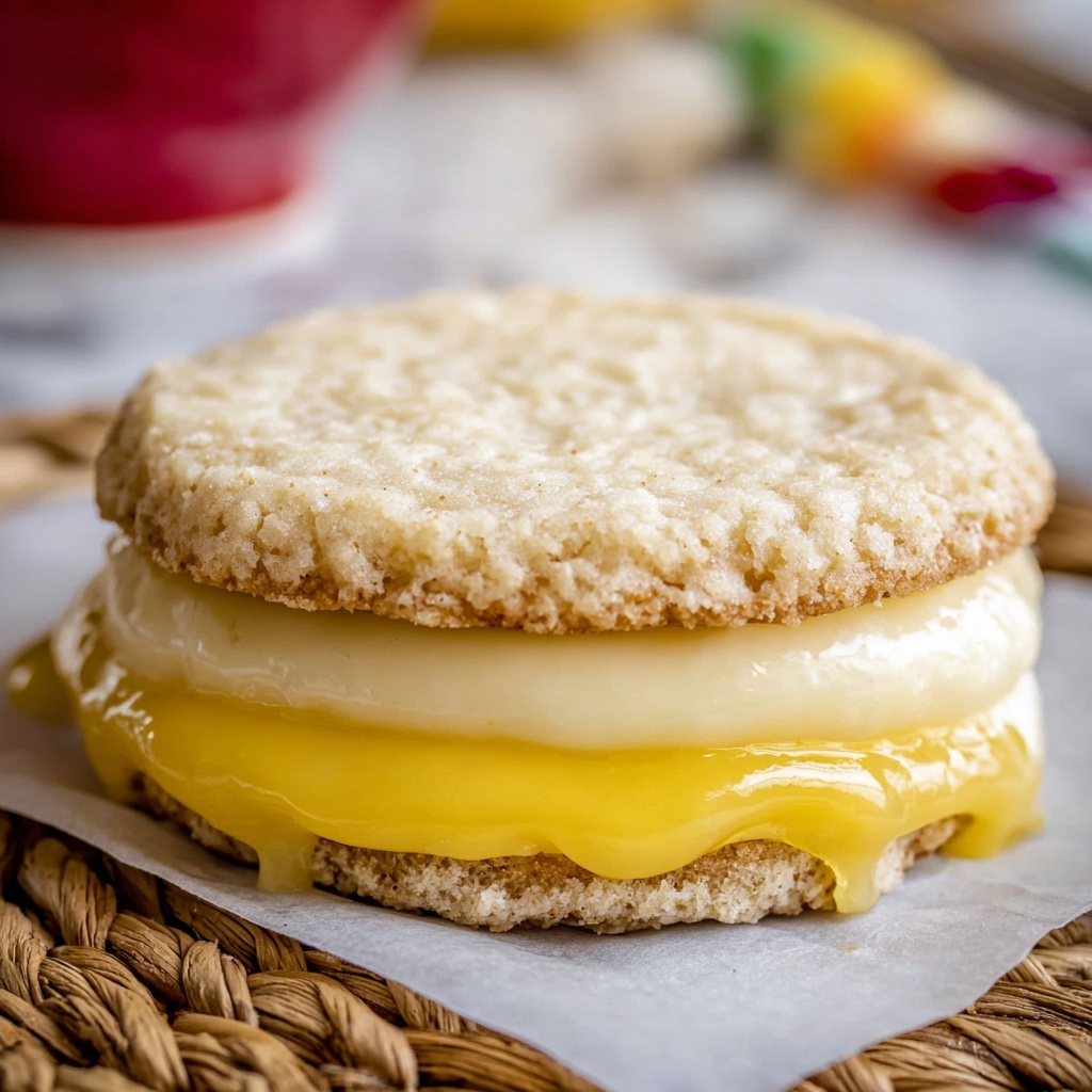 Lemon Curd Sugar Cookie Sandwiches Recipe - Recipe Image