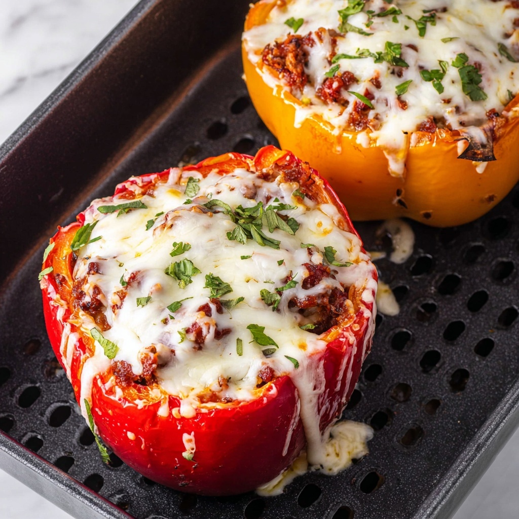 Air Fryer Stuffed Peppers Recipe - Recipe Image