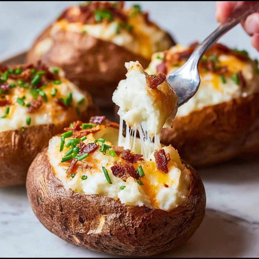Twice Baked Potatoes Recipe (Best Ever) Recipe - Recipe Image