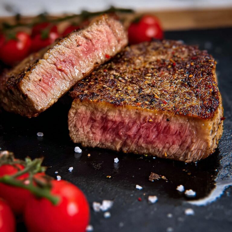 Perfectly Seared Filet Mignon with Garlic-Infused Butter Recipe