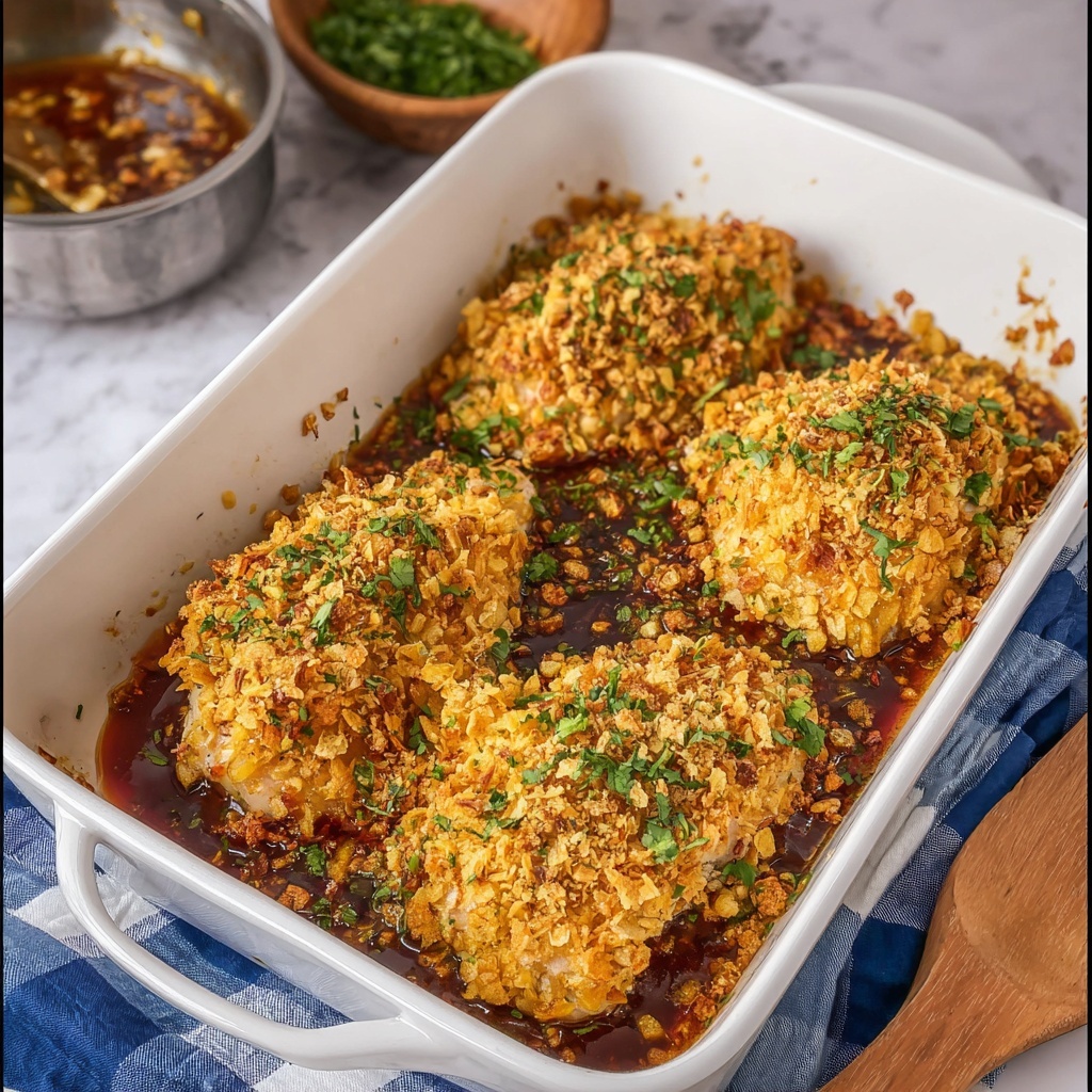Baked BBQ Chicken Breast with Cheddar Cheez-Its Recipe - Recipe Image