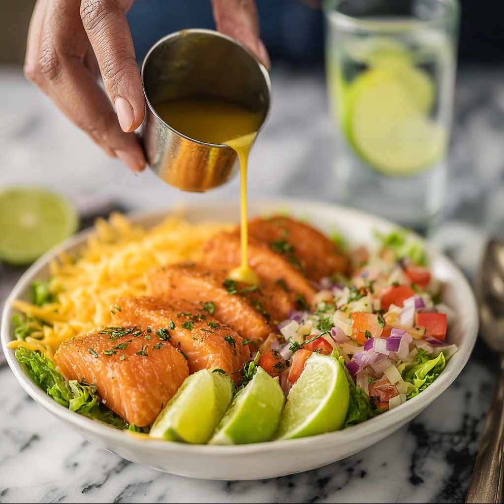 Tequila Lime Salmon Salad Recipe - Recipe Image