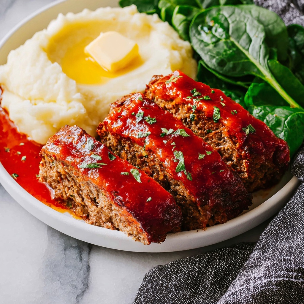 Air Fryer Meatloaf with Sweet and Tangy Glaze Recipe - Recipe Image