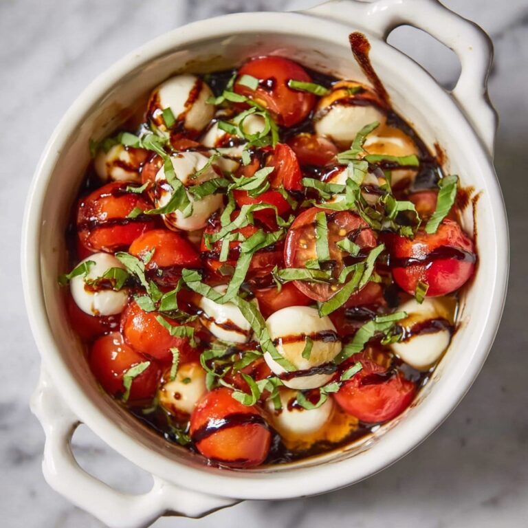 Chopped Caprese Salad with Honey Balsamic Reduction Recipe