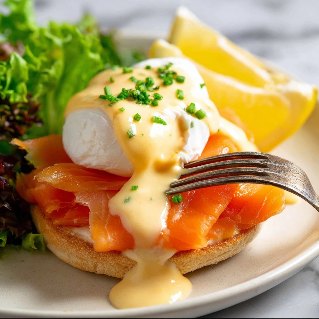 Eggs Benedict with Bacon, Ham, and Smoked Salmon Recipe - Recipe Image