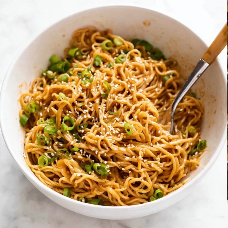 Easy Sesame Noodles with Garlic, Ginger, and Peanuts Recipe
