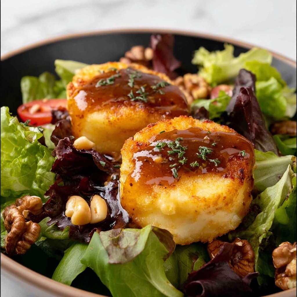Warm French Goat's Cheese Salad (Salade de Chêvre Chaud) Recipe - Recipe Image