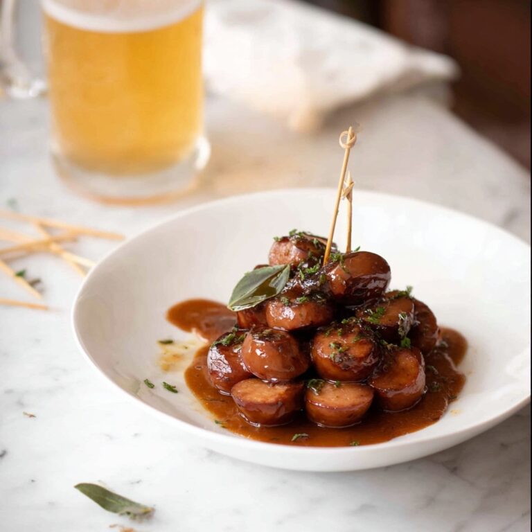 Chorizo Bites in Sweet & Spicy Sauce Recipe