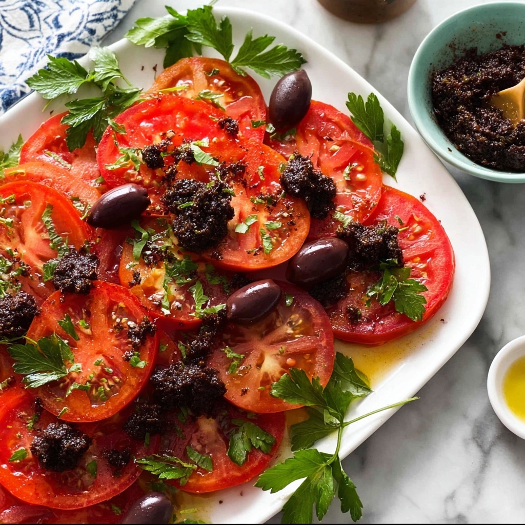 Tomato Salad with Olive Tapenade Recipe - Recipe Image