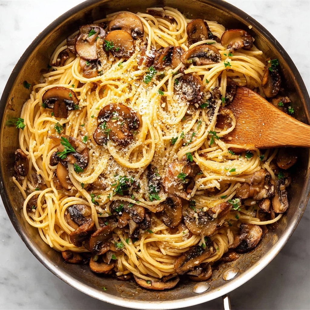 Creamy Mushroom Pasta Recipe - Recipe Image