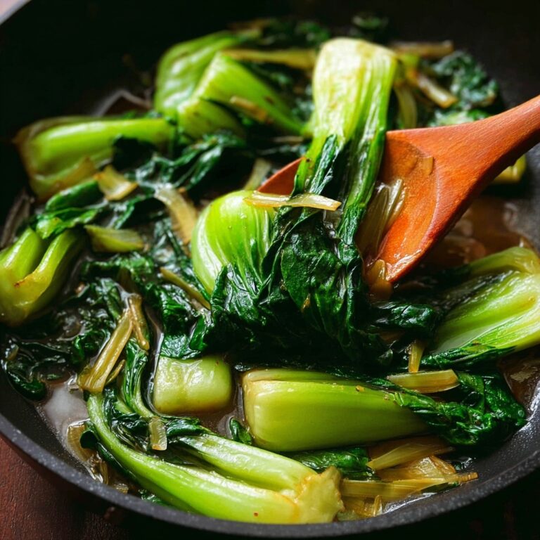 Bok Choy in Ginger Sauce Recipe
